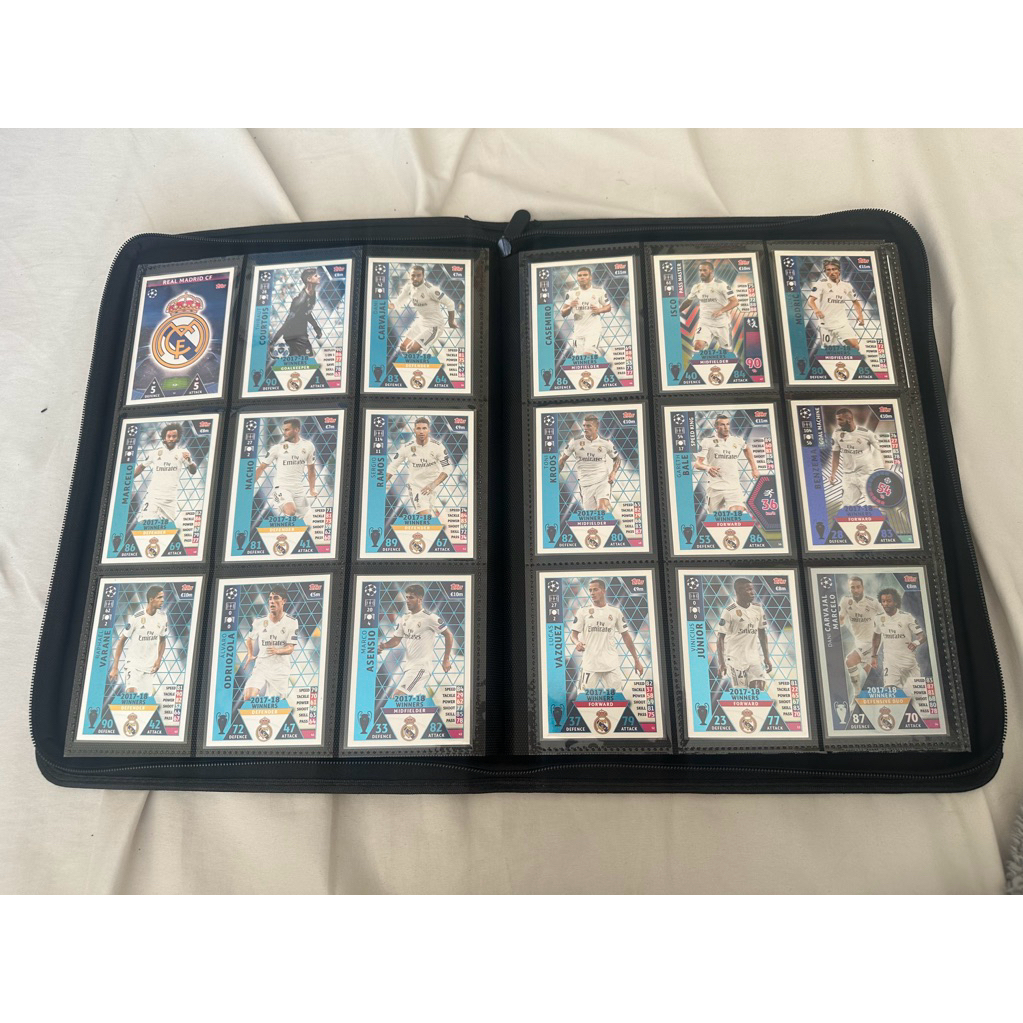 [Real Madrid] Set 18 thẻ Match Attax Real Madrid 2017/18 cực đẹp và hiếm