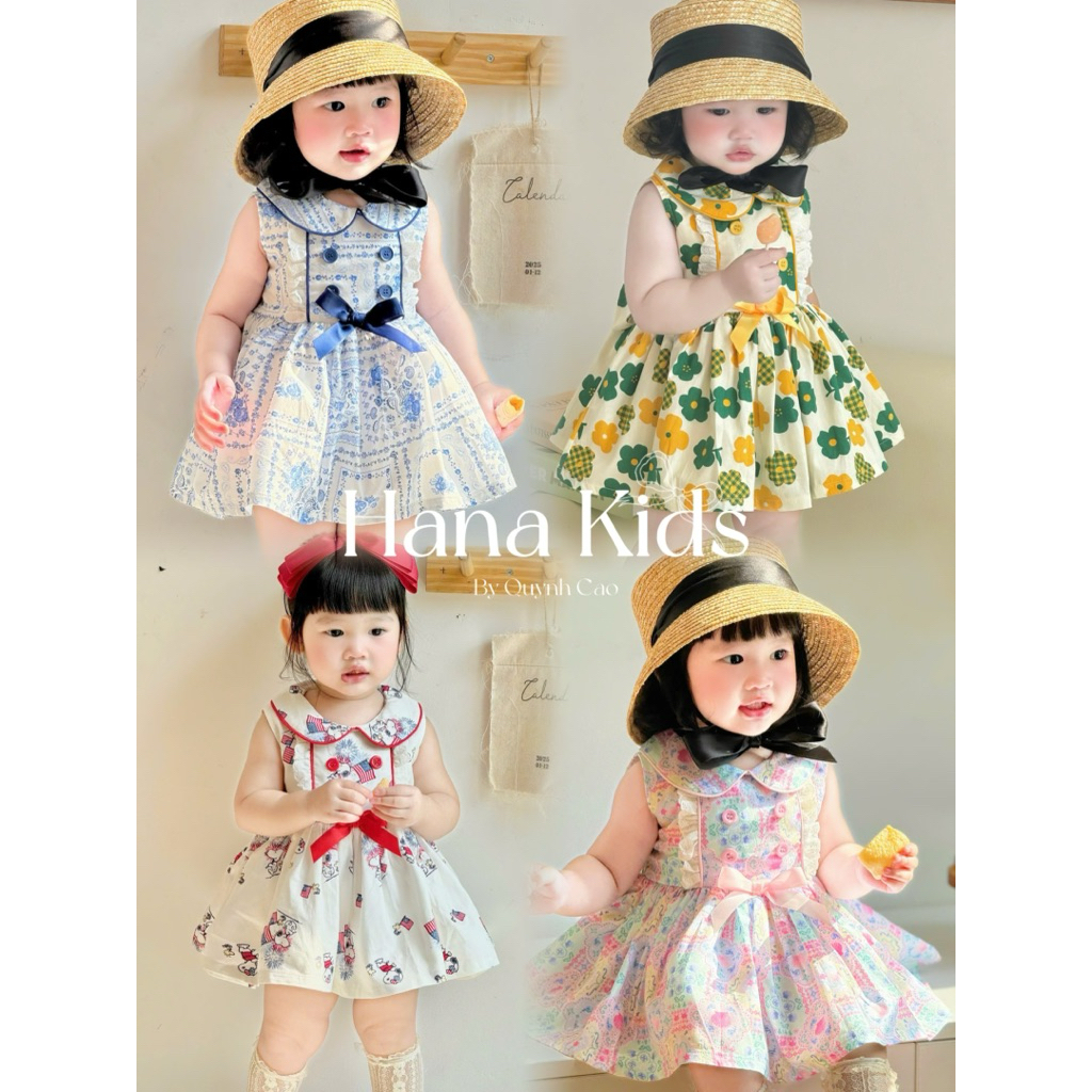 [Phiên Bản Giới Hạn] Váy Đầm Lolita Cổ Điển Cho Bé Gái - Váy Đầm Tây Ban Nha Xoè Bồng Cho Bé - Hàng 