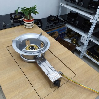  Bếp gas công nghiệp INOX 430 đúc chống rỉ sét có hút nam châm mâm chia lửa gang chế dây cam nhập khẩu bảo hành 36 thá 