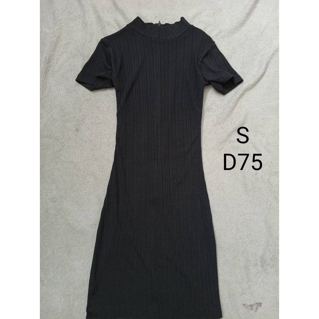 Váy ôm body thun tăm co dãn 2hand