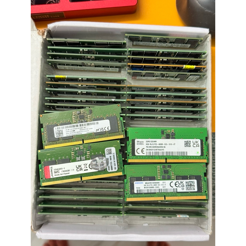 Ram Laptop ddr5 8gb bus 5600 chính hãng đẹp 99% bảo hành 3  năm