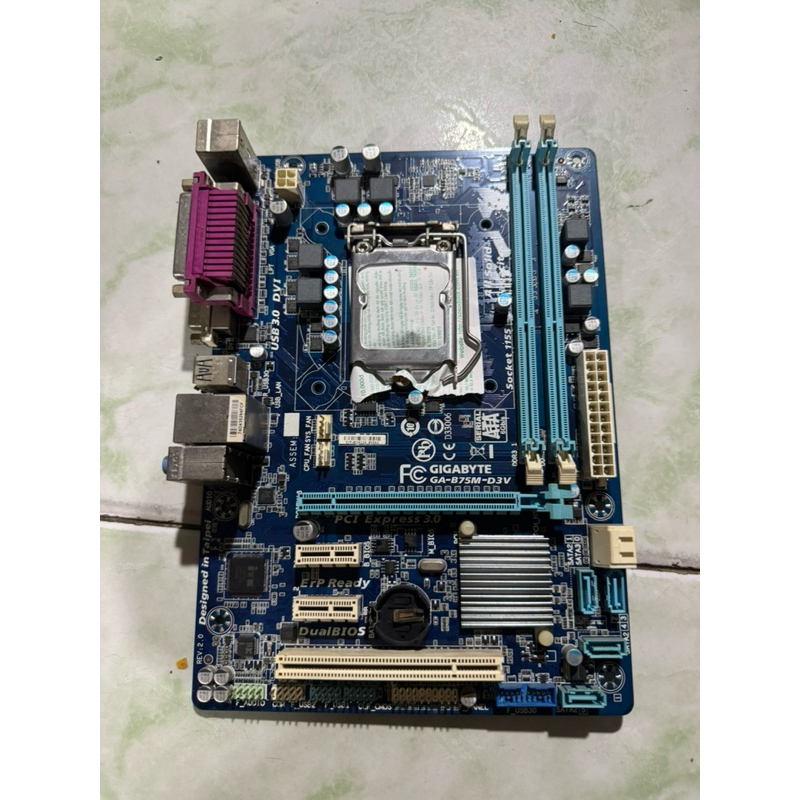 Gigabyte - asus - msi- asrock B75 zin đẹp hỗ trợ cpu socket 1155