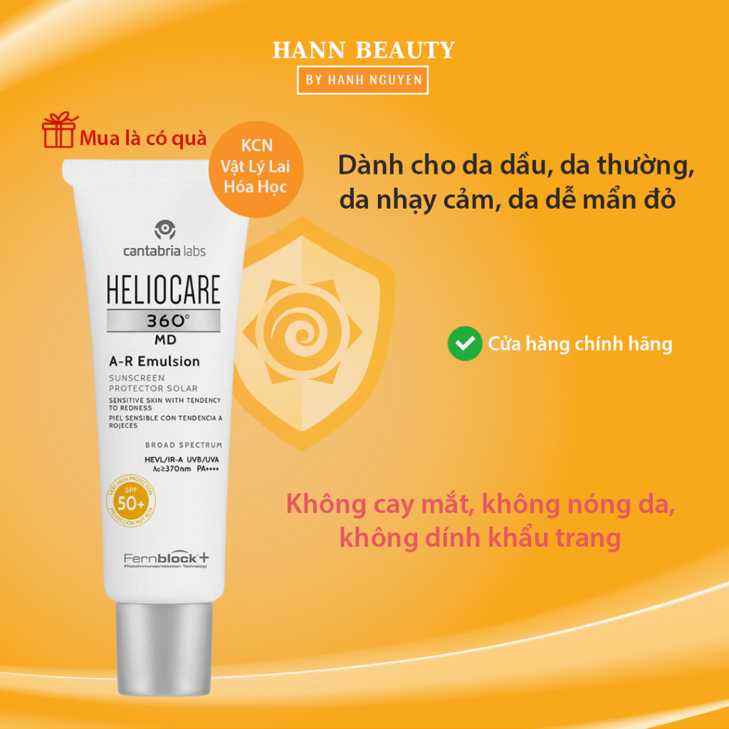 Kem chống nắng Heliocare MD A-R Emulsion