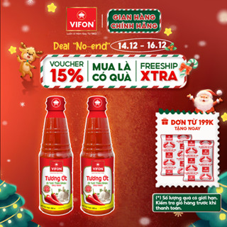   VOUCHER 15%  Set 2 chai Tương ớt VIFON 500ml  chai 