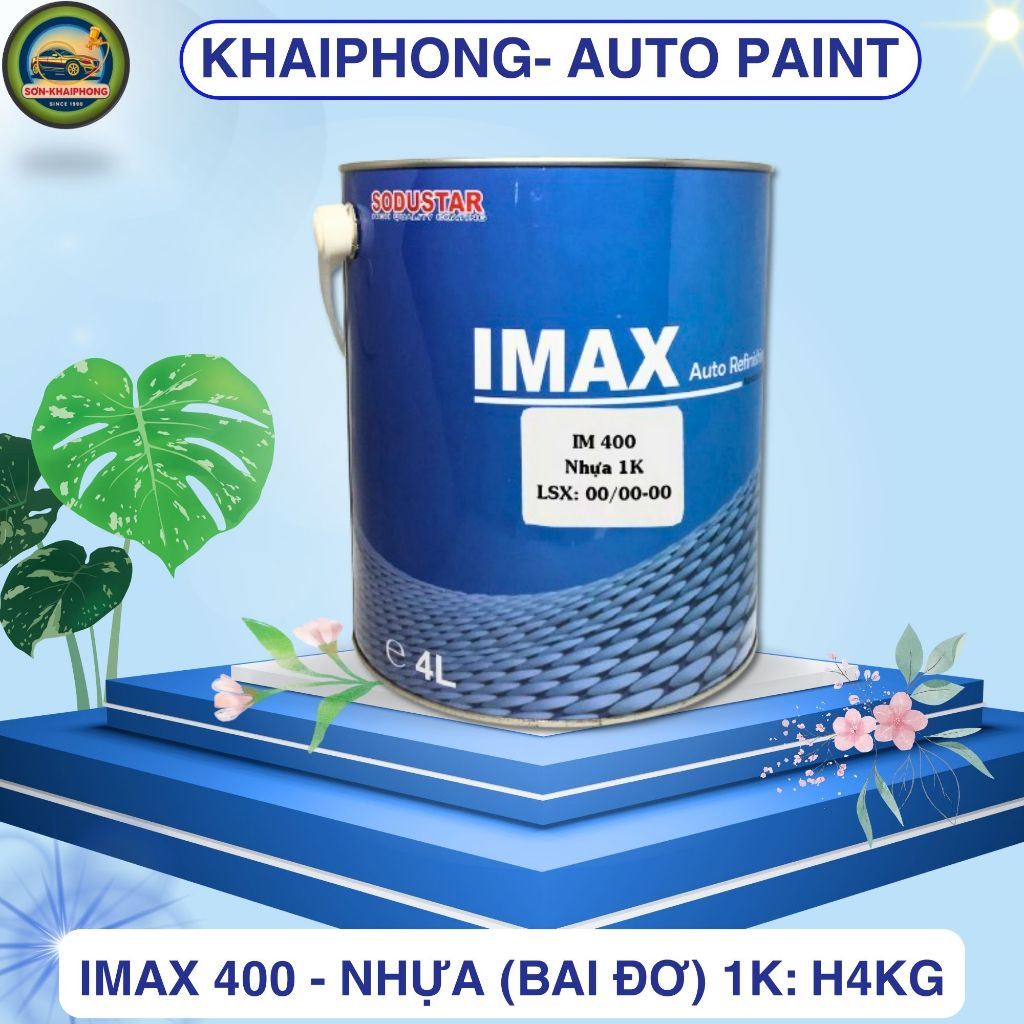 Binder 1K IMAX 400 nhựa 1K phụ gia pha sơn 1K, dùng thêm vào sơn màu 1 thành phần.