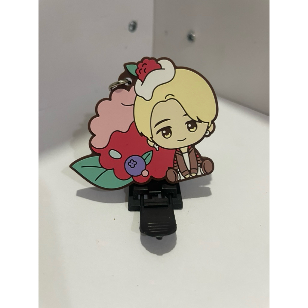 Tiệm đồ cũ - Móc khoá cao su TinyTan Jimin (BTS) chính hãng - ảnh thật