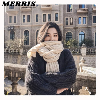 Khăn len đan mềm handmade quàng cổ nam nữ Merris mùa đông ấm áp phong cách Hàn Quốc - K14