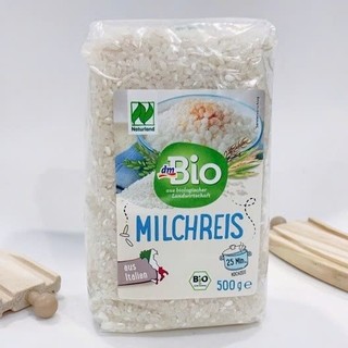 [Date T10/2026] Gạo Sữa Hữu Cơ DM Bio 500g - Gao Nấu Cháo Ăn Dặm Cho Bé