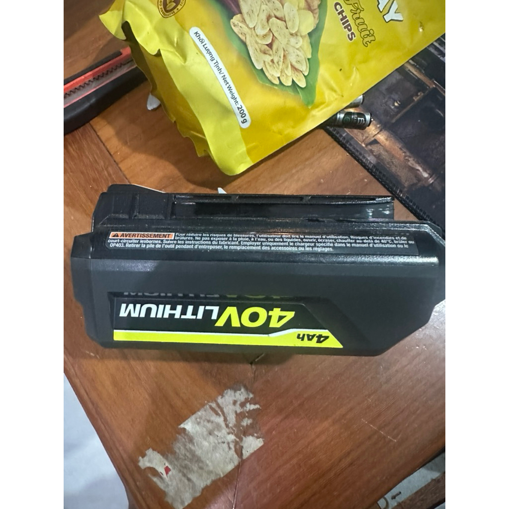 Pin 4a ryobi 36v 40v date 2025