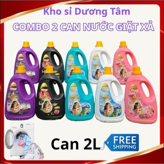   Trợ giá Combo 2 can Nước giặt Hygiene SACOM Việt Nam sản xuất 3in1 2 ký can SX Công nghệ Thái Lan 
