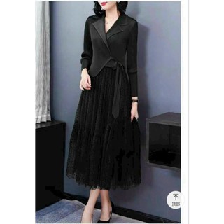 Đầm xoè dập ly cao cấp