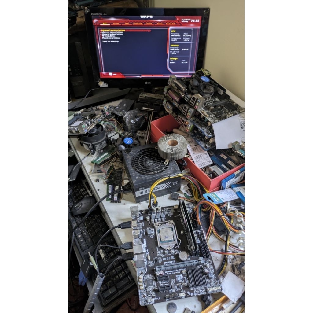 Combo main h61 + nguồn máy tính công suất thực