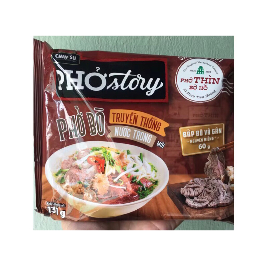 Cơmbo 5 gói) Phở, Miến , Hủ tiếu story chinsu thịt thật