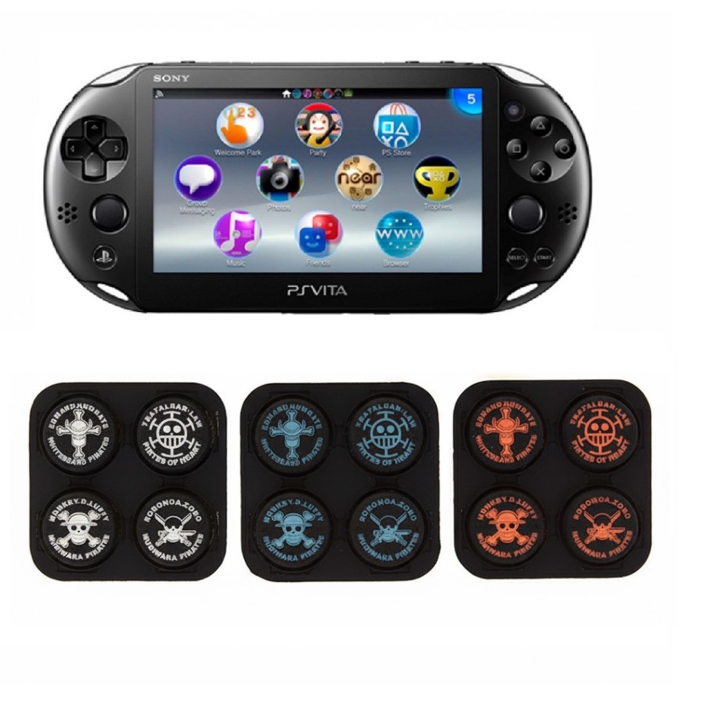 Bọc analog psvita One Piece silicon 4 cái - bọc analog joystick ps vita 1000 ps vita 2000