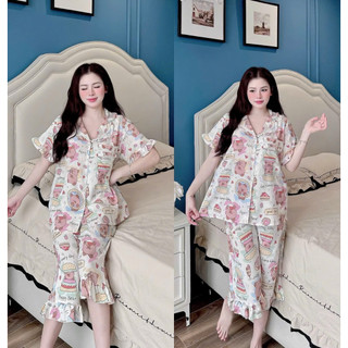 Đồ bộ Lửng bigsize 50-100kg 3 size mịn mát