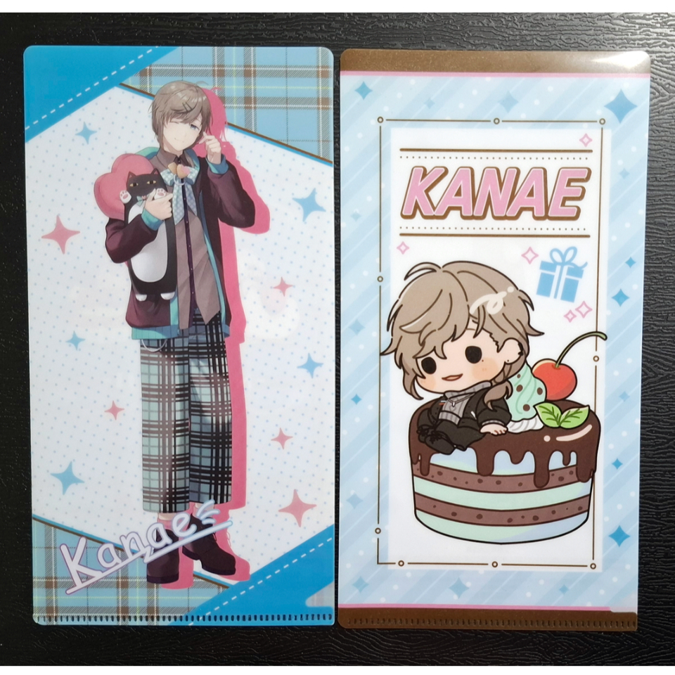 Mini clearfile FamilyMart x Nijisanji White Day collab chính hãng Nhật (Kanae, Lulu, Yuika,...)