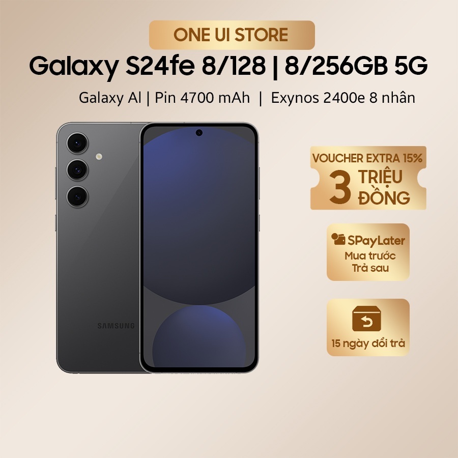 Điện thoại Samsung Galaxy S24 FE 8/128GB & 8/256GB 5G  - Hàng chính hãng 100% - ONE UI STORE