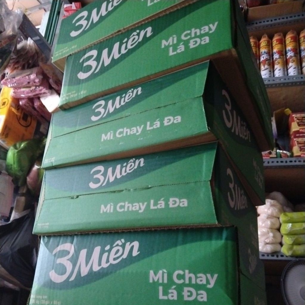 Mì chay lá đa ba miền thùng 30 gói