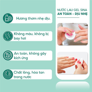 NƯỚC LAU GEL SINA 1 LÍT.