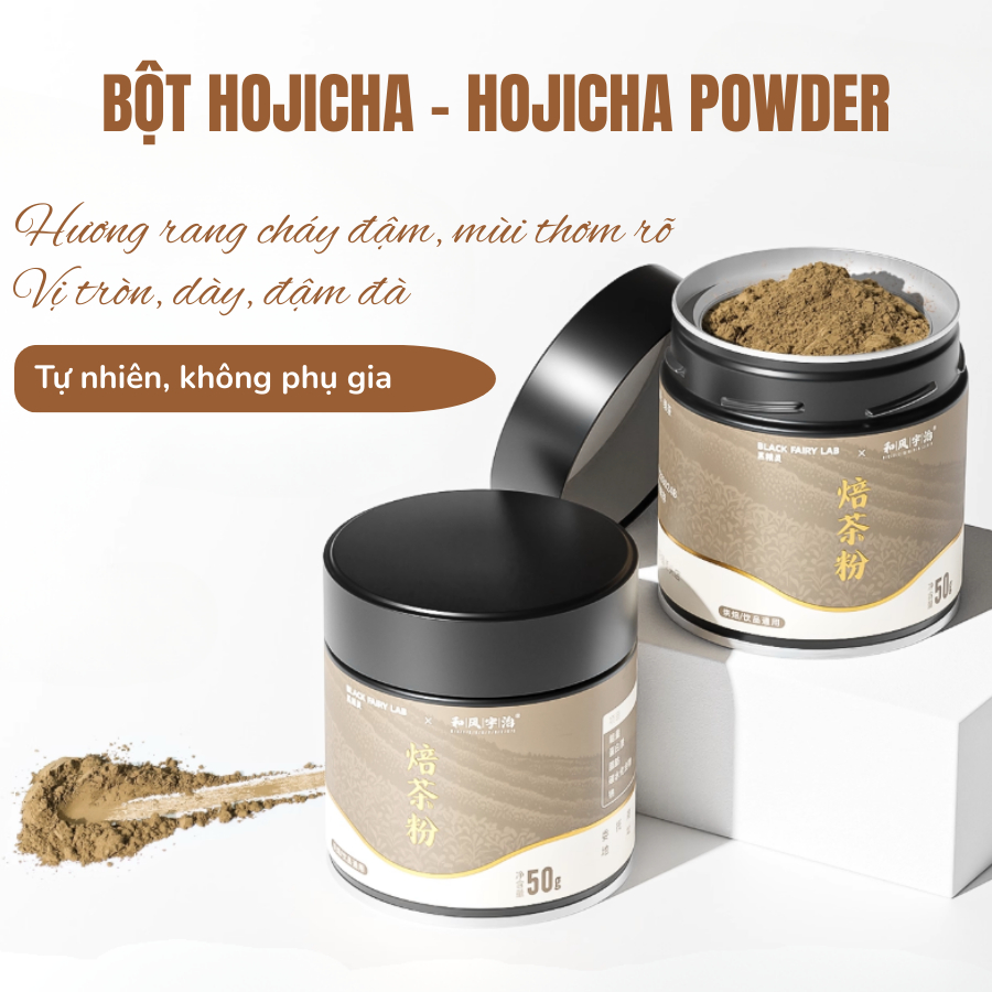 [ĐANG VỀ] Bột Hojicha / Houjicha Hefeng Yuzhi / Wafū Uji - Hojicha Powder | Hương Rang Caramel – Khó