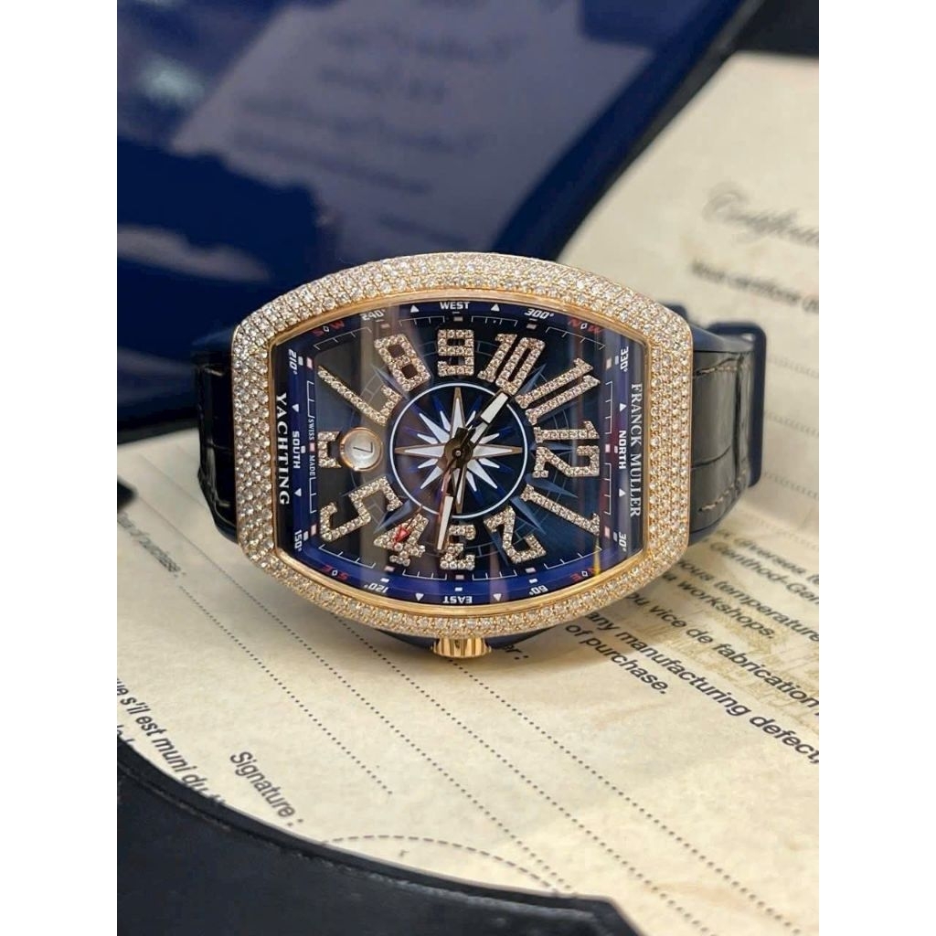 Đồng Hồ Nam Franck Muller V45 , Màu xanh siêu hót hít