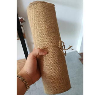 Ruy băng bố thô trơn trang trí (cuộn dài ~ 5m)