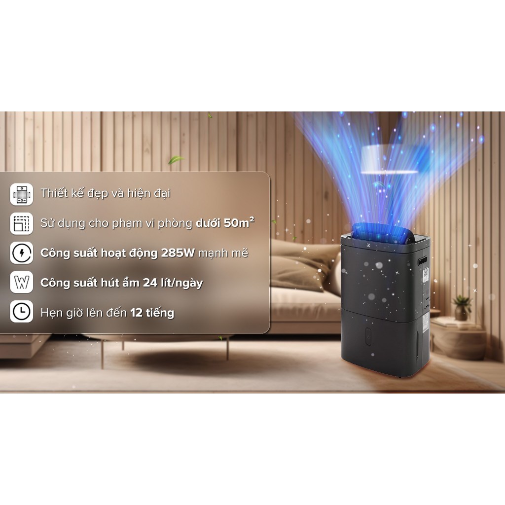 Máy hút ẩm Electrolux EDH12TRBD2