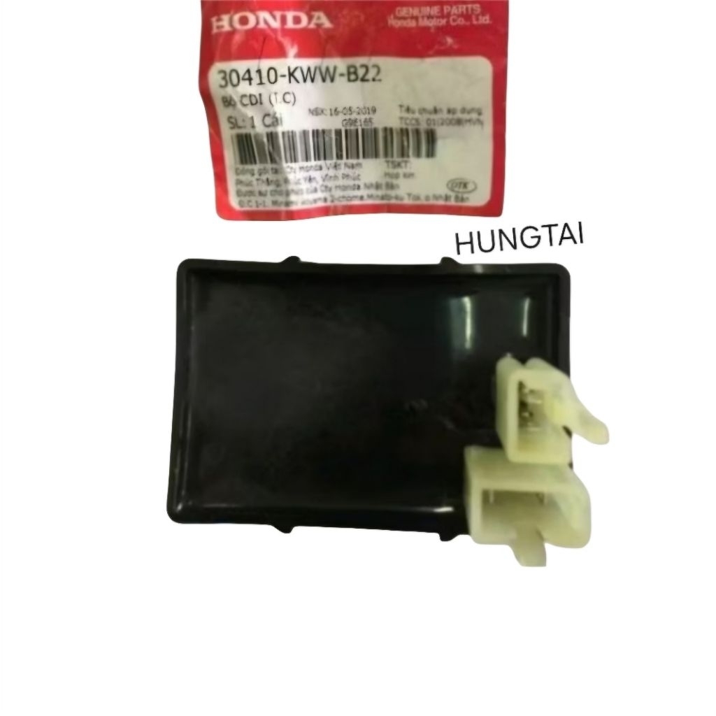 Cục IC đánh lửa điện xe WAVE S110, RSX, RS.... CDI zin Honda 30410-KWW-B22