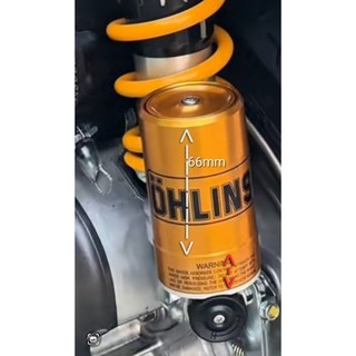 Miếng dán PPF dành cho 1  bình dầu phuộc Ohlins, dán bảo vệ chống trầy xước cho 1 bình dầu  Ohlin.