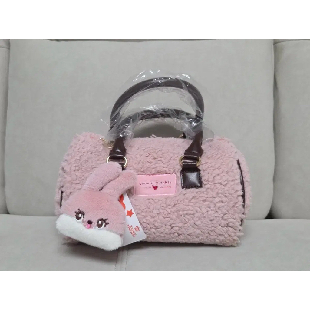 「𝐙𝐚𝐧𝐠 𝐅𝐫𝐢𝐞𝐧𝐝𝐬」TÚI LÔNG KÈM CHARM THỎ 𝑳𝑶𝑽𝑬𝑳𝒀 𝑫𝑼𝑴𝑩𝑳𝑬