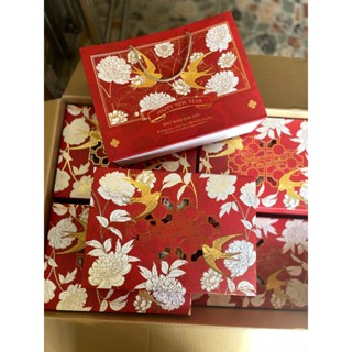 [Hỏa Tốc HCM] Hộp Quà Tết Én Xuân Cao Cấp 5 Món – Mứt Trái Cây & Bánh Hạt Dinh Dưỡng – Hộp Đỏ Sang Trọng Có Túi Xách