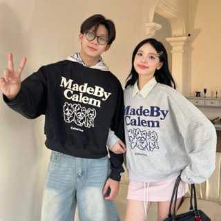 Áo Nỉ Swt CALEM Cổ Tròn Tay Bồng Chất Nỉ 2Da Form BOXY Mặc Siêu Ấm là sự lựa chọn cho mùa thu Đông