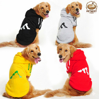 Áo Nỉ xuân cho chó có nón trùm đầu