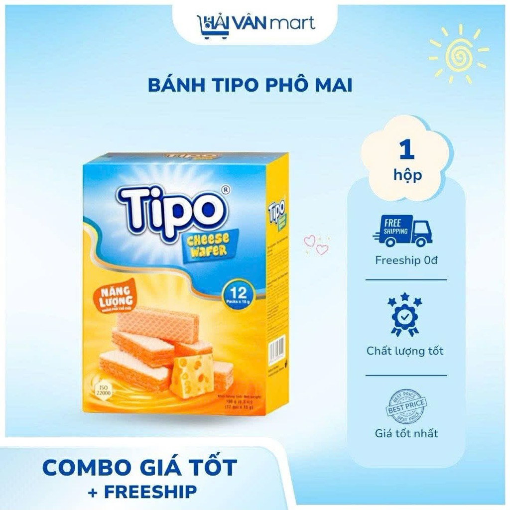 ( Combo) Bánh TiPo phô mai 180g