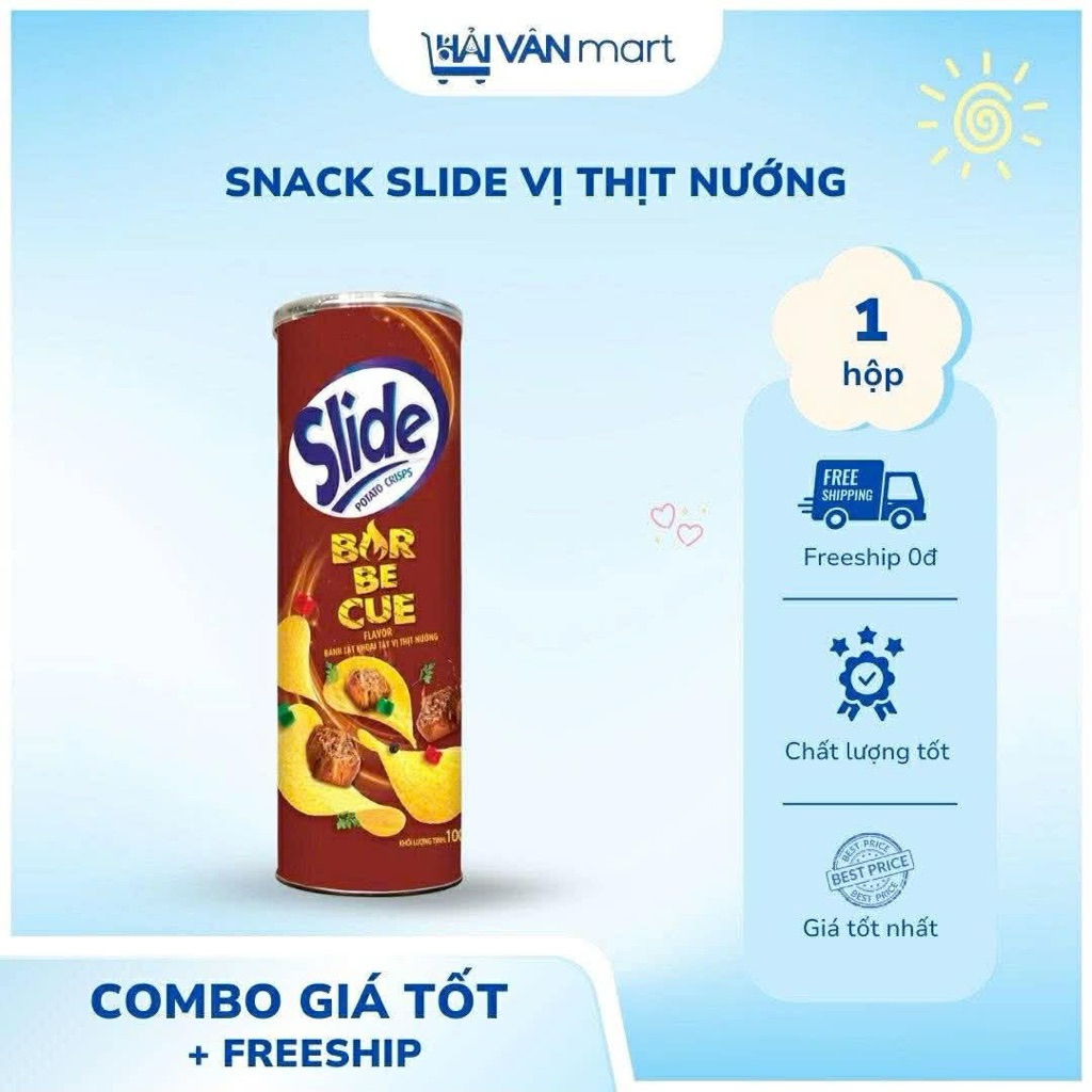 ( Combo) Khoai Tây lát Slide vị thịt nướng