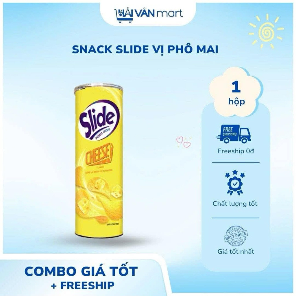 ( Combo) Khoai Tây lát Slide vị phô mai