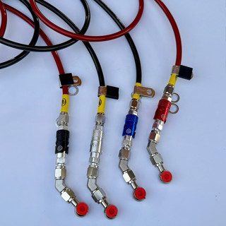  Dây dầu Hel Inox 304 + ngắt dầu Bremb Gp 45 độ 2025 Chính Hãng 