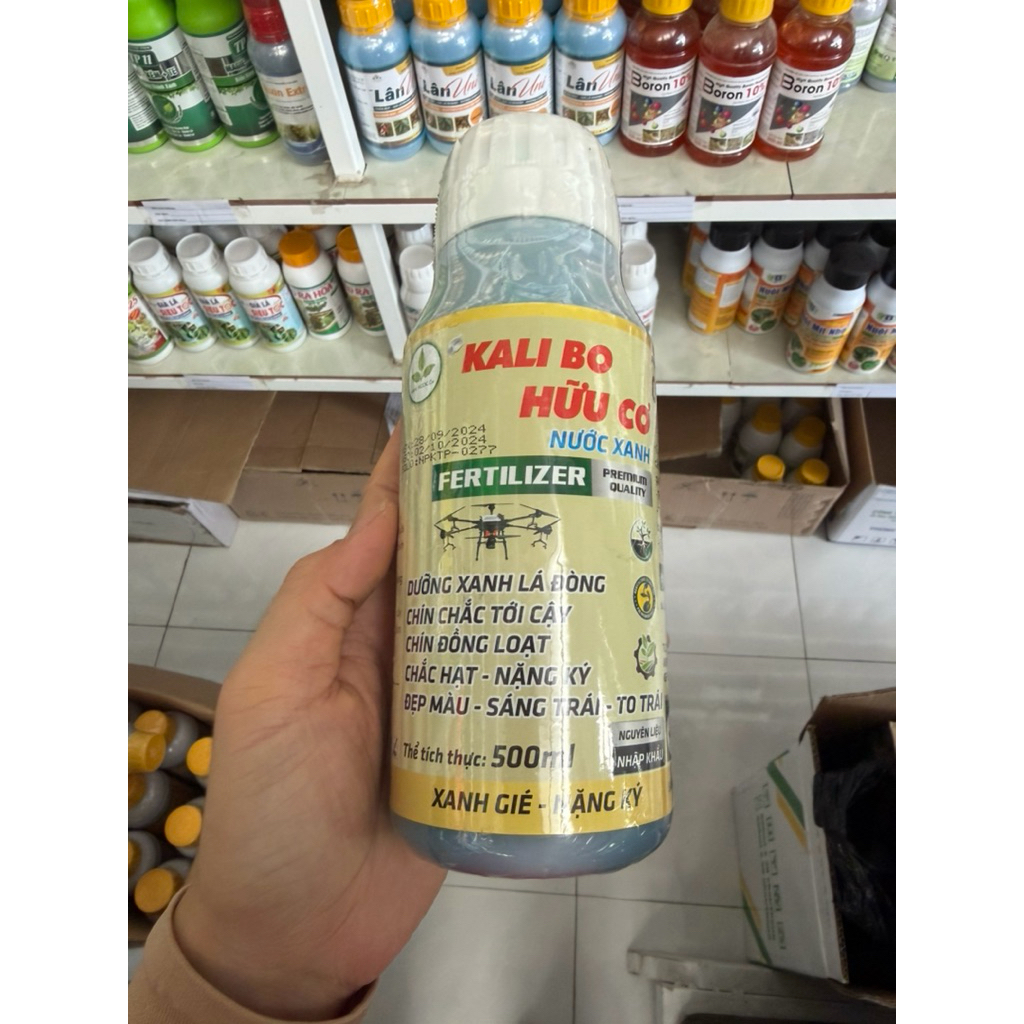 PHÂN BÓN KALI BO HỮU CƠ NƯỚC XANH