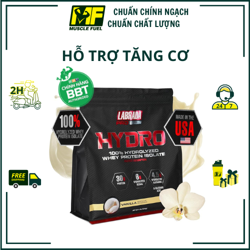 [HÀNG CÔNG TY] HYDRO WHEY 100% Hydrolyzed Protein, Whey protein tinh khiết, Hổ trợ tăng cơ-47 liều d