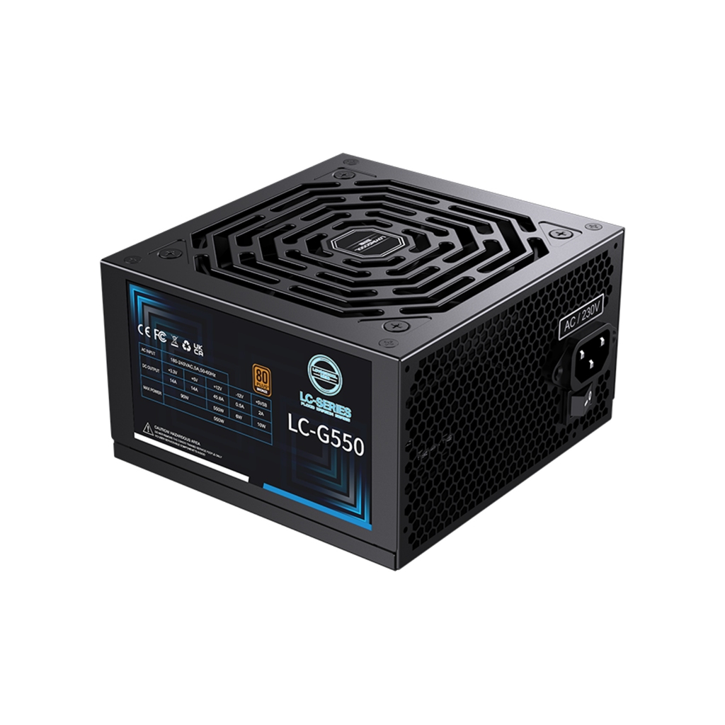 Nguồn máy tính Lovingcool 550W, Nguồn máy tính 80 plus bronze, Nguồn máy tính 550W, PSU LC-G550 550W