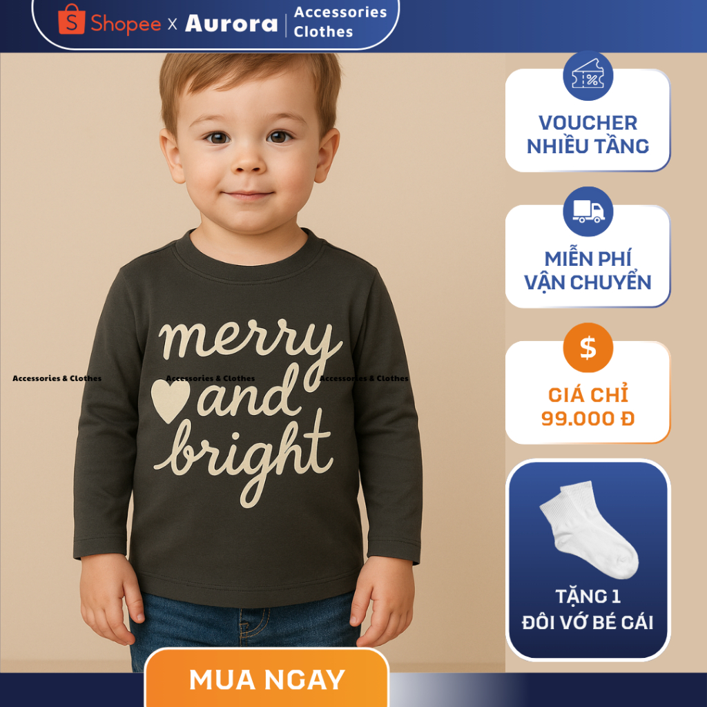 Áo Thun Carter's Bé Gái - Áo Cotton Carter's VNXK Bé Trai Mềm Mát Size 3M-5 Tuổi