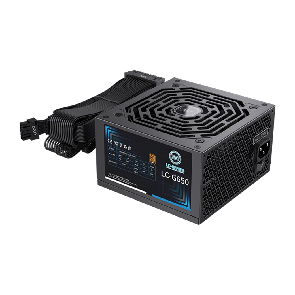 Nguồn máy tính Lovingcool 650W, Nguồn máy tính 80 plus bronze, Nguồn máy tính 650W, PSU LC-G650 650W