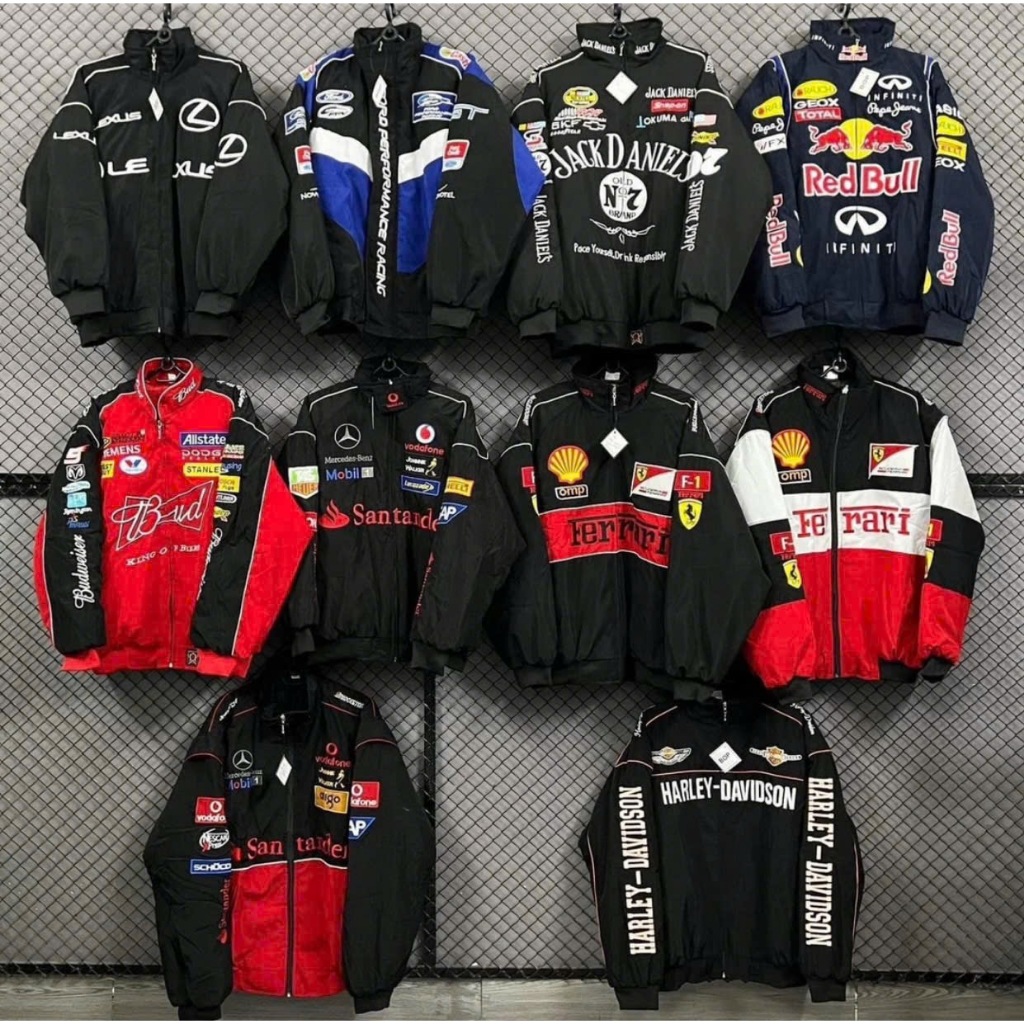 Áo Khoác Đua F1 Racing Jacket Nam Nữ – Logo Thêu, Vải Dày Đẹp, Form Chuẩn – Hàng Có Sẵn