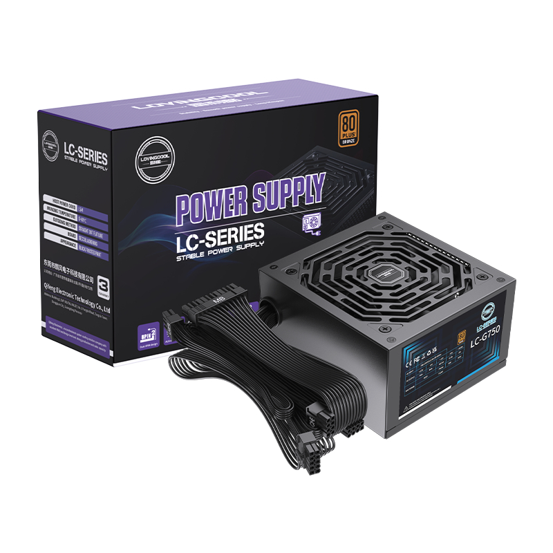 Nguồn máy tính Lovingcool 450W 550W 650W 750W, Nguồn máy tính 80 plus bronze, Nguồn máy tính450W 550