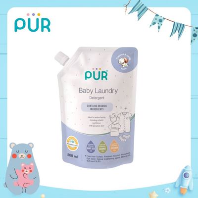 NƯỚC GIẶT PUR, GIẶT QUẦN ÁO CHO BÉ (túi/ 500ml)