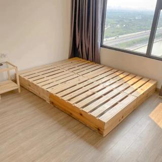  Pallet Giường Gỗ Thông Mỹ Nhập Khẩu - Giường Ngủ Gấp Gọn Cao Cấp - Pallet Cao 10cm 18cm - Bảo Hành 24 Tháng 