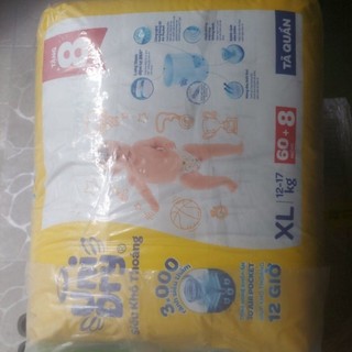 Tã quần unidry M74/L68/XL62/XXL56