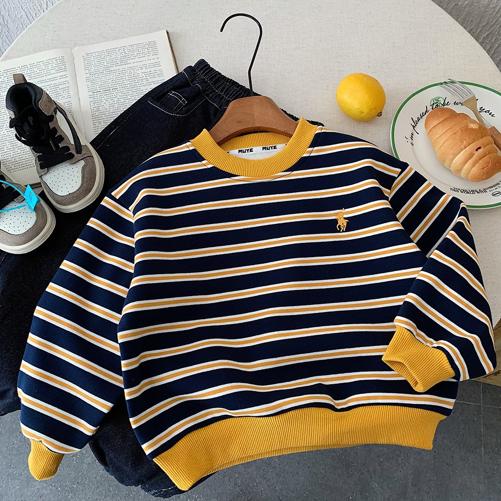 Áo nỉ lót lông cừu mùa đông ,áo dày dặn đa năng kiểu Hàn Quốc cho bé trai, quần áo trẻ em 3Bkids