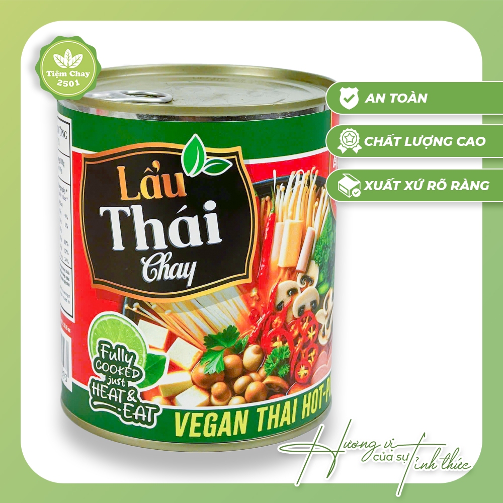 Lẩu thái chay 850ml | Thực phẩm chay cao cấp, đồ chay | Tiệm Chay 2501