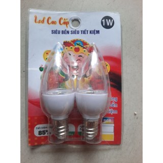 Bóng led trái ớt 1W vĩ 2 bóng